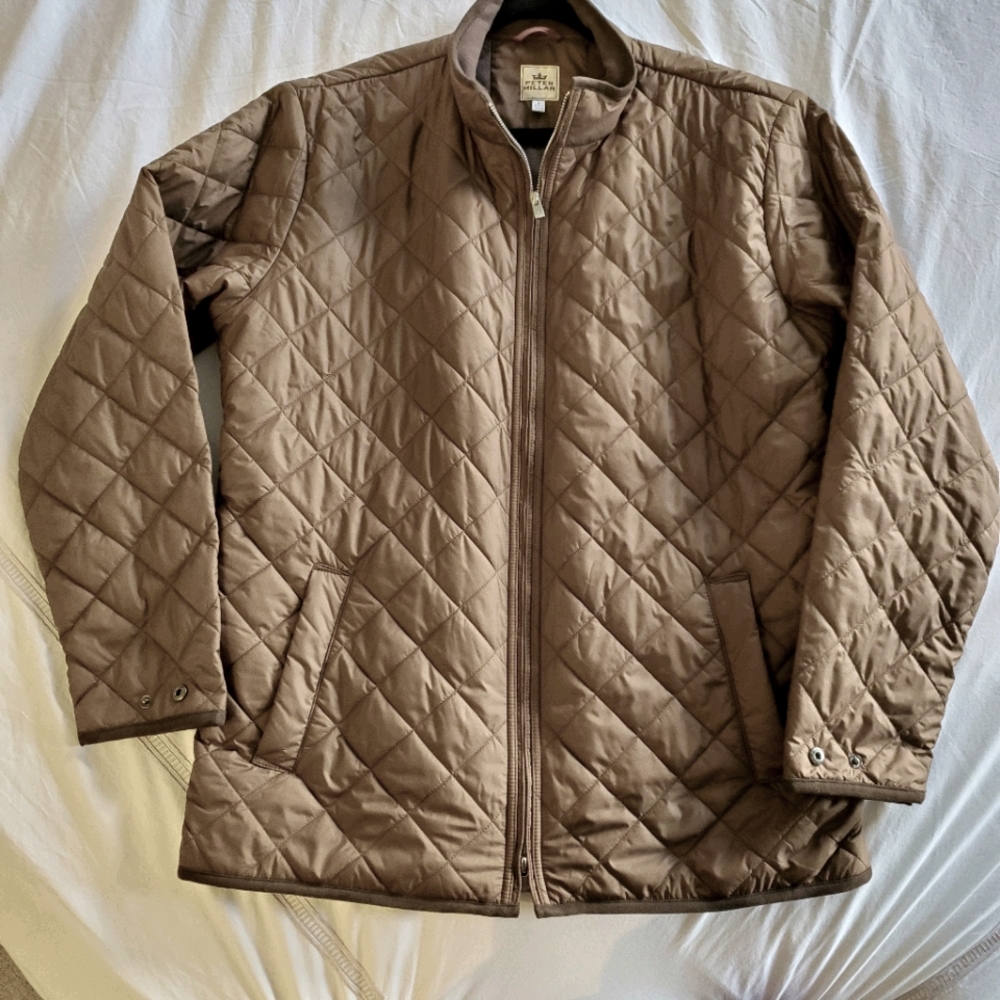 Peter Millar Crown Suffolk Quilted Travel Coat